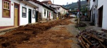 Substituição de rede de água na Barão do Ouro Branco prevê melhorias no abastecimento - Foto de Dalília Caetano