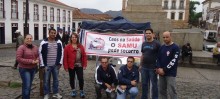 Profissionais do SAMU protestam por qualidade do serviço - Foto de Michelle Borges