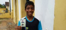 Gustavo Alexandre Soares de Paula, 12 anos, fez sua Carteira de Identidade para competir fora do país