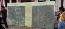 Ex-moradores reconstroem mapa de Bento Rodrigues - Foto de Roberto Verona