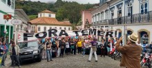 Greve geral mobiliza centenas de pessoas em Ouro Preto e Mariana