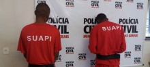 Polícia Civil apresenta suspeitos de matarem mulheres em Antônio Pereira - Foto de Michelle Borges