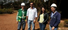 Equipe da Secretaria de Meio Ambiente visita a Vale