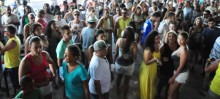O público lotou o encerramento do Samba de Boteco
