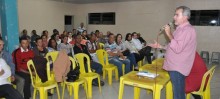 A reunião contou com participação de moradores do Córrego do Bação, Saboeiro, Cabral e Grota da Mina.