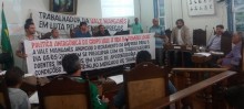 Trabalhadores reivindicaram na Câmara de Ouro Preto à época do fechamento da Usina Manganês - Foto de Michelle Borges