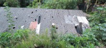 Telhados são destruídos por infratores do próprio bairro - Foto de Michelle Borges