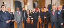 Orquestra Ouro Preto participou da cerimônia de abertura no domingo (4) - Foto de Nathália Torres