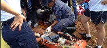 Menino de 10 anos cai em buraco no parque do Gogô e sofre traumatismo craniano