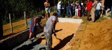 Primeira fossa ecológica é instalada em Ouro Preto