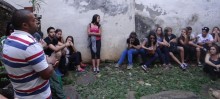 Ação Social recebe alunos de São Paulo para projeto sobre Bento Rodrigues - Foto de Tamara Martins