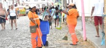 Garis recolhem 190 toneladas de lixo nos quatro dias de Carnaval - Foto de Kíria Ribeiro