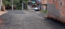 Prefeitura de Mariana conclui obra de pavimentação do Gogô - Foto de Tamara Martins