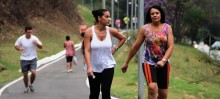 Pista de Caminhada oferece opção de lazer e saúde para os marianense - Foto de Diogo Queiroga