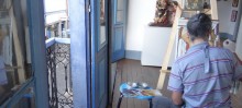 Oficina resgata técnicas de pintura do Mestre Athayde - Foto de Kaio Barreto