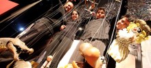 O espetáculo do Giramundo une música e artes cênicas