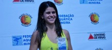 A itabiritense Bárbara Melo conquistou o primeiro lugar em sua categoria na final do Campeonato Mineiro de Natação Master