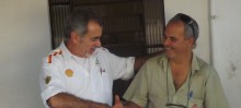 Alex com o presidente da COOPERITO, Dimas Araújo