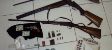 Presos por porte de armas e drogas em Ouro Preto