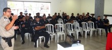 Guarda Municipal recebe treinamento para uso de equipamento de choque - Foto de Valério Freitas