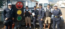 Guarda Municipal de Mariana promove ação educativa - Foto de Valério Freitas