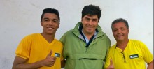 O Empresário Edson, da Ouro Preto Máquinas, e seu filho Lucas Tavares confirma o apoio a Gleiser